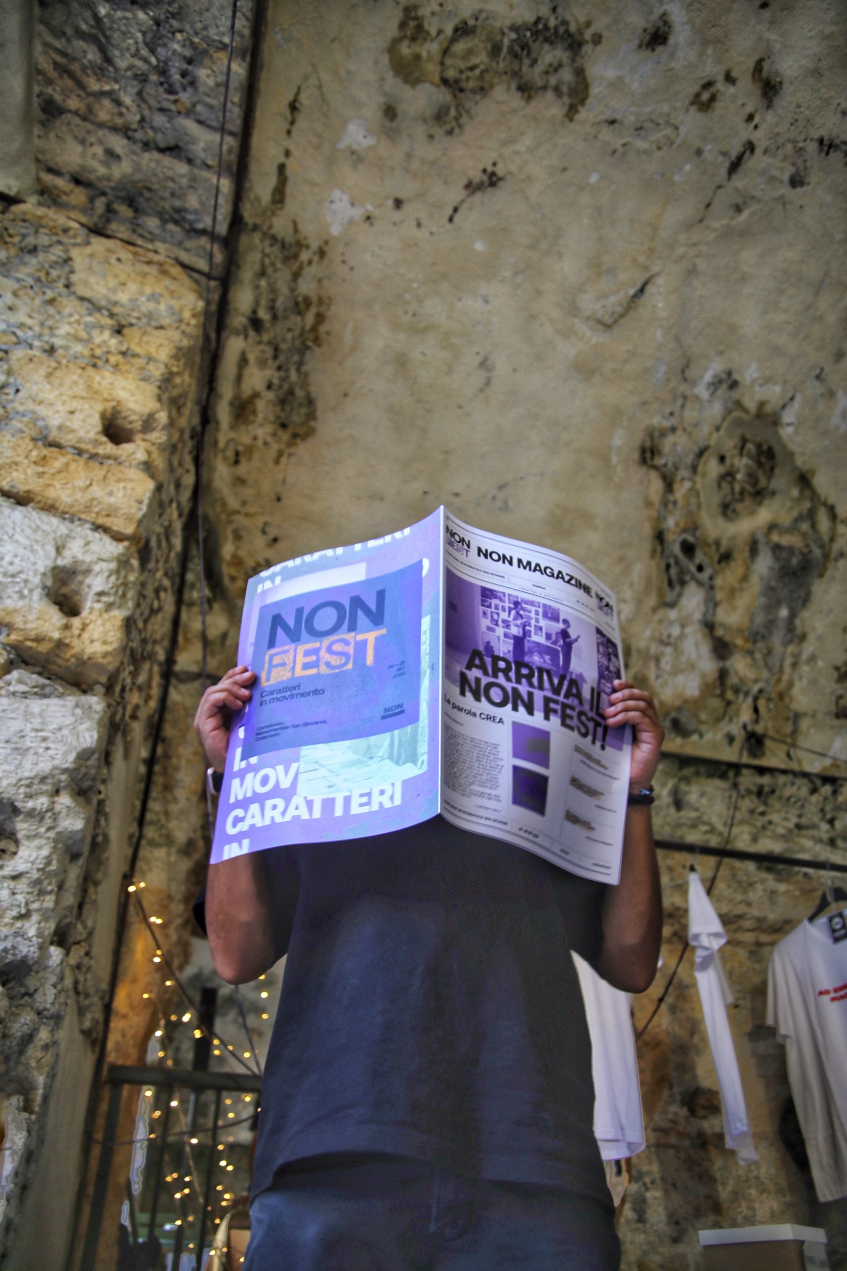 NONMAGAZINE tabloid designed by Antonio Iaconesso